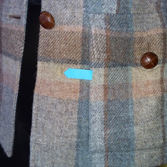 Vintage Ralph Lauren wool plaid safari riding jacket blazer 4 - Picture 5 of 6
